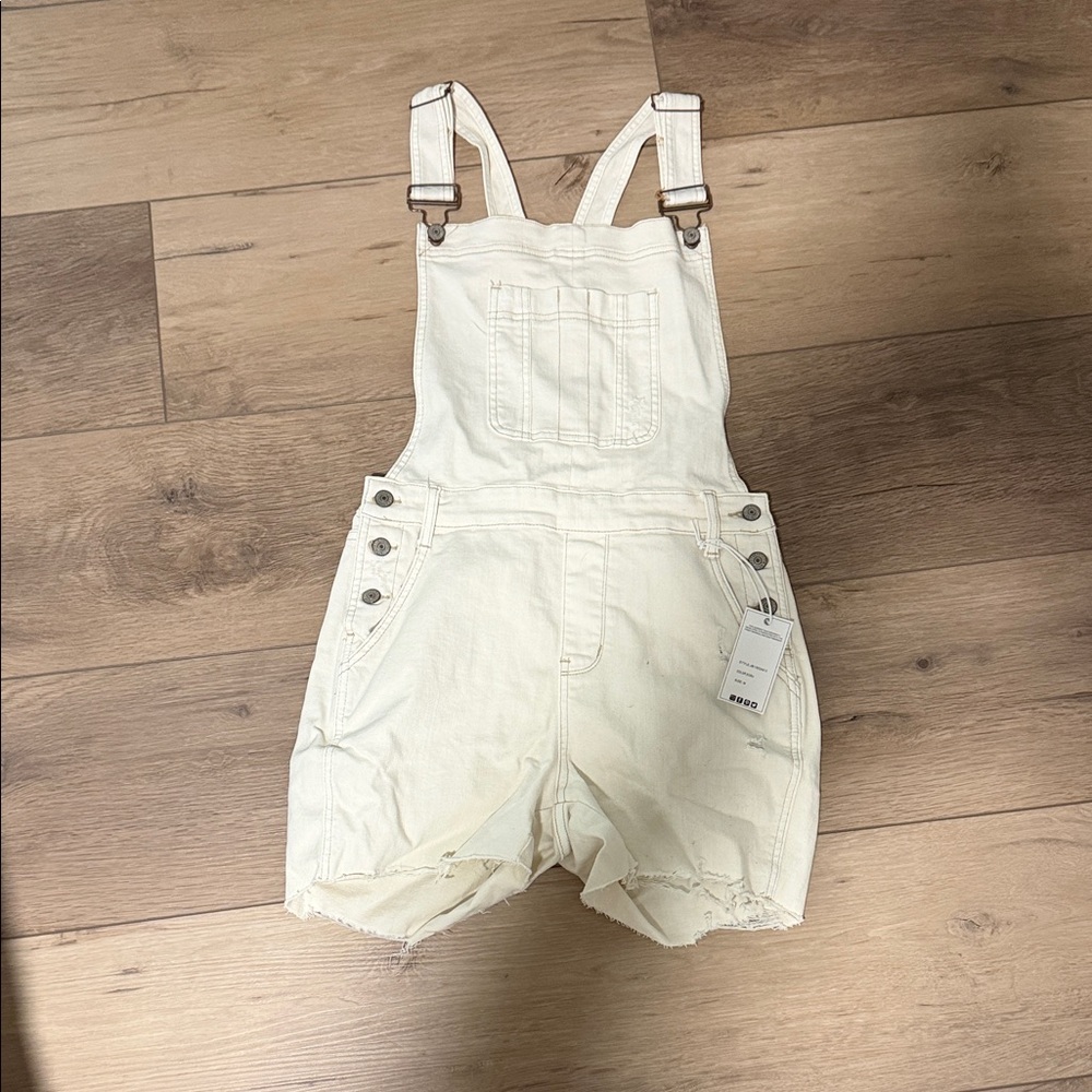 Judy Blue Cream Women Jeans Overalls